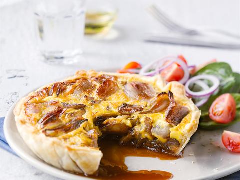 Quiche met sjalotten