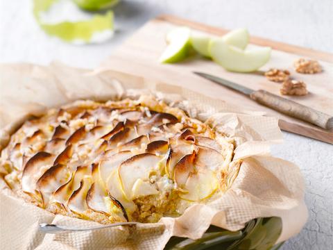 Quiche met witloof en noten