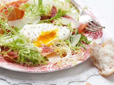 Salade met parmaham