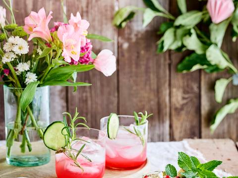 Rosemary ginn fizz