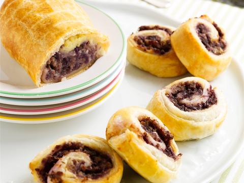 Strudel met gehakt