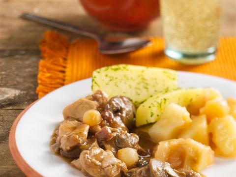 Konijn met cider