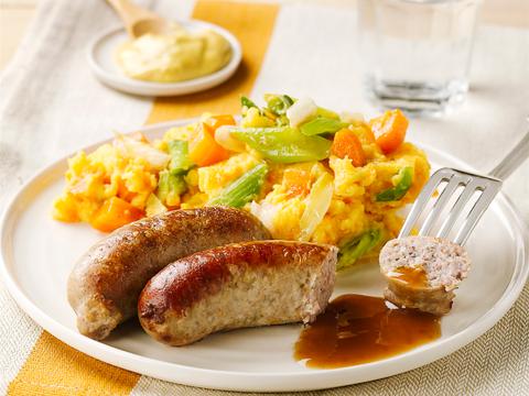 Groentestamppot met boerenworst