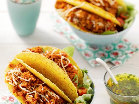 Taco's met kipgehakt