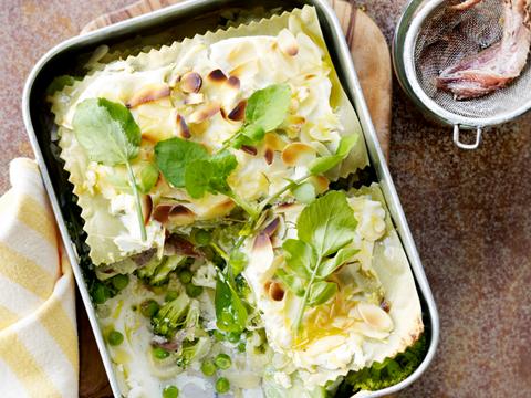 Groene lasagne