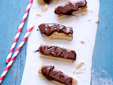 Karamel-chocolade koekjesrepen