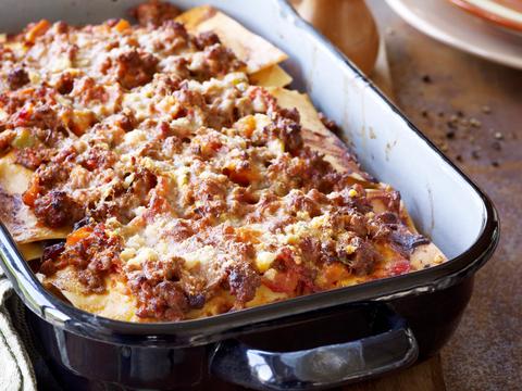 Lasagne met pompoen