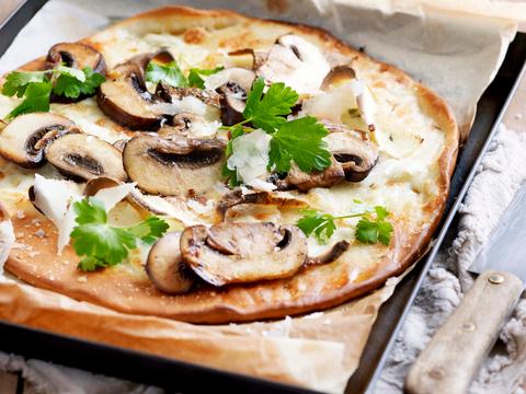 Pizza met pastinaak