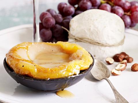 Tarte tatin met peer