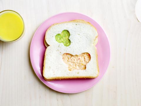 Kinderboterhammen vlinder