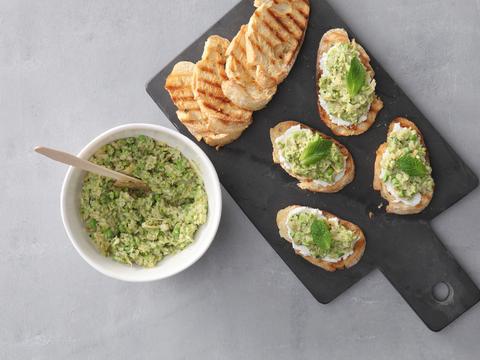 tapenade artisjok doperwten