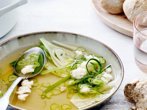 vegetarische bouillonsoep