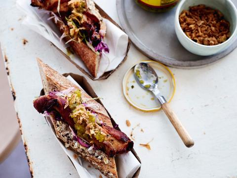 Konijn-hotdog