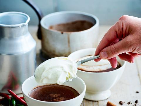 Hot Mexican chocolade