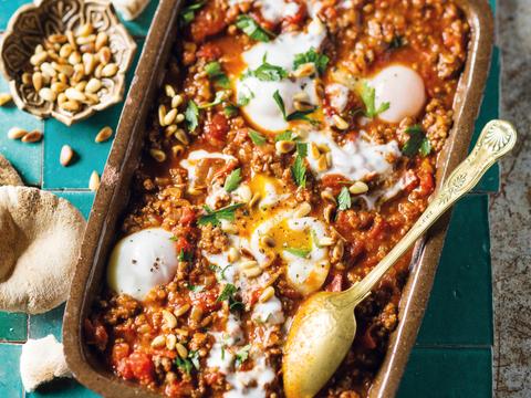 Shakshuka met lamsgehakt