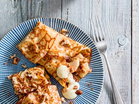 Appelstrudel-pannenkoeken