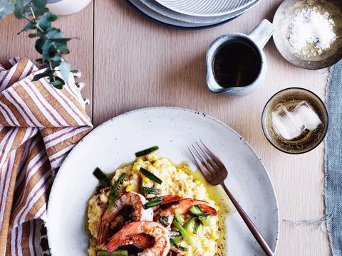 Risotto met scampi's