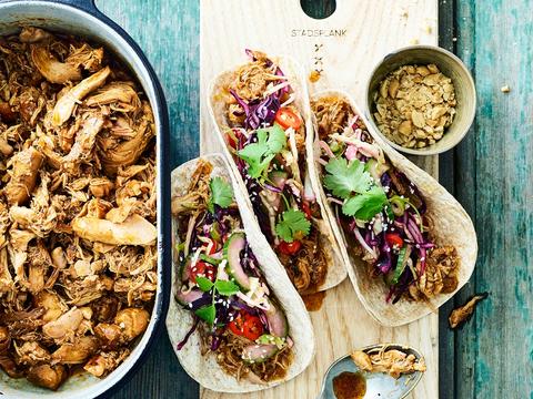Koreaanse bbq-taco's