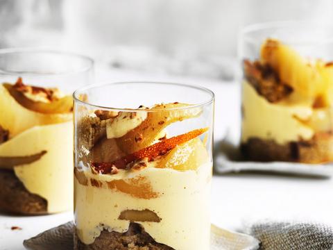 Wintertrifle met peer