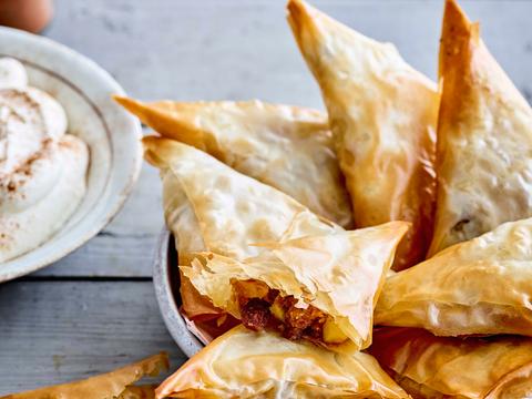 Appelloempia's met peperkoek