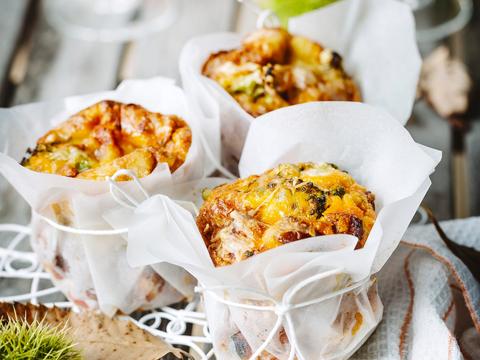 Bodemloze quiche met broccoli en chorizo