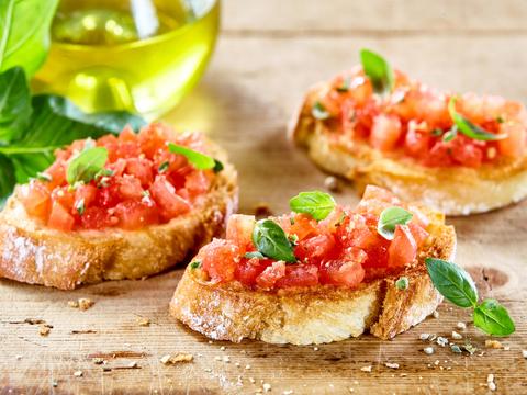 Bruschetta met tomaat