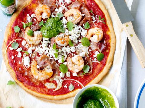 pizza scampi