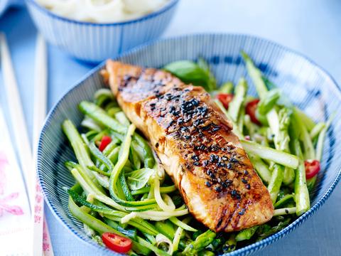 Zalm teriyaki