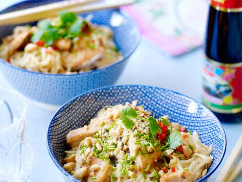 Pad thai met kip