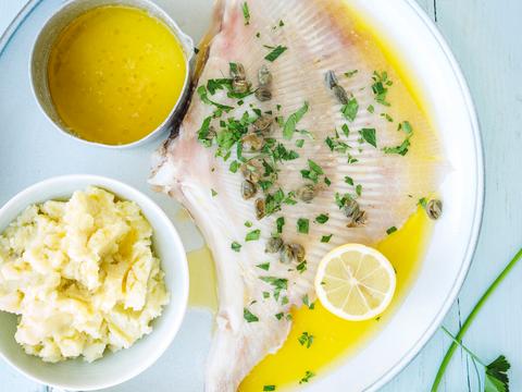 rogvleugel met kappertjes