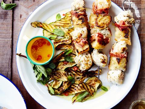 Visspiesje met broodcroutons