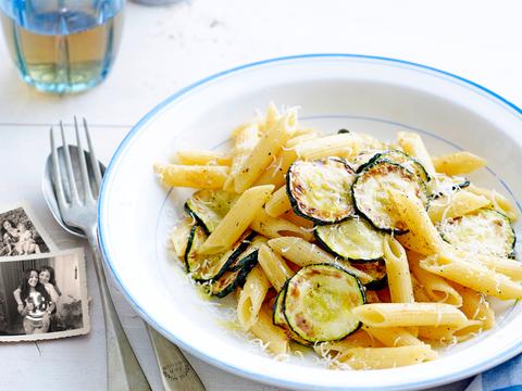Penne met courgette