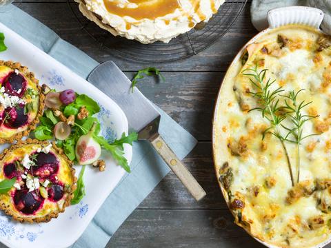 lasagne met kip en rozemarijn