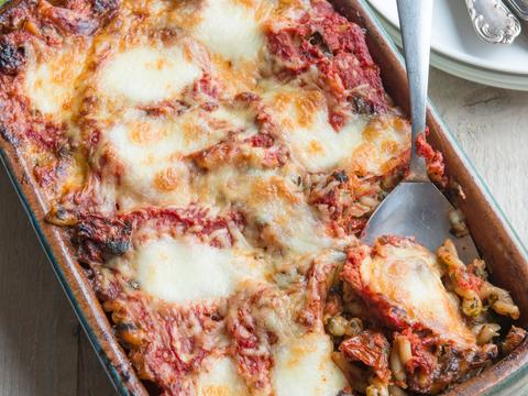Rigatoni met zongedroogde tomaten