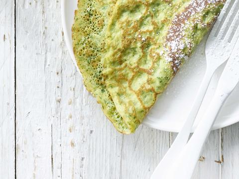 Groene pannenkoeken