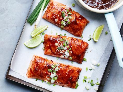Zalmfilet met hoisin