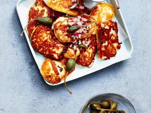 Gegrilde halloumi