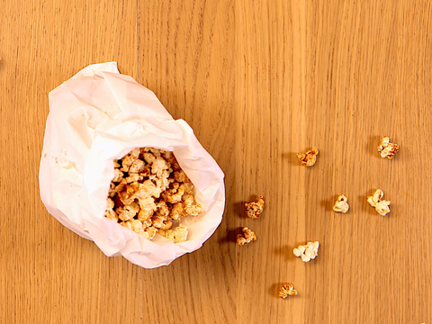 Hartige popcorn