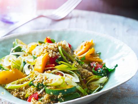 Quinoa-pilav met groenten