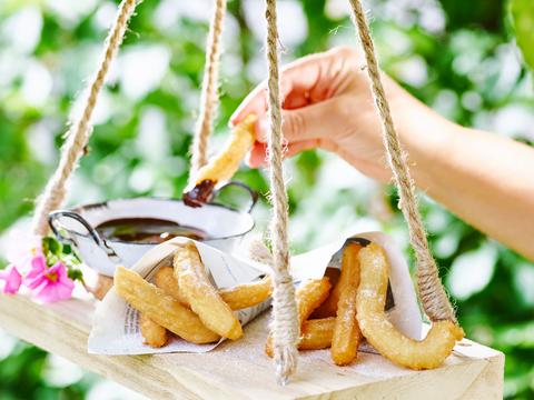 Churros met chocoladedip