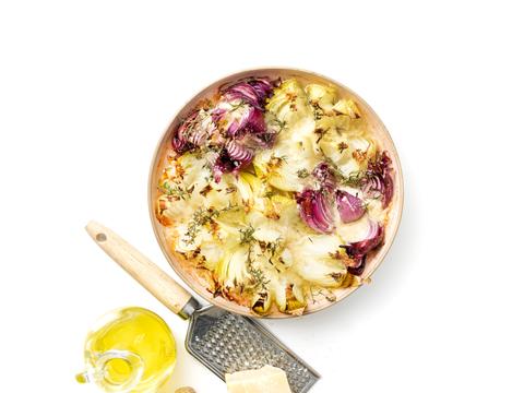 Uibloemen met parmezaan
