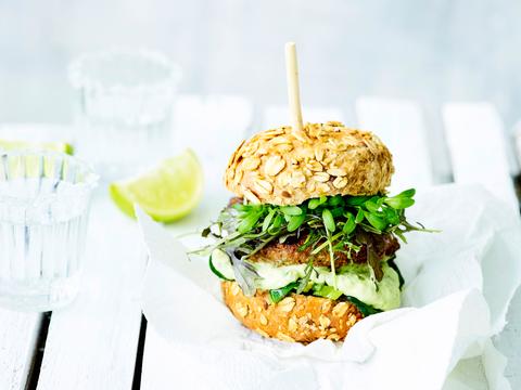 Green goddess burger