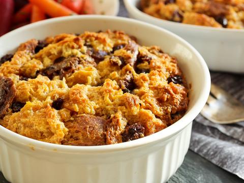 Klassieke broodpudding
