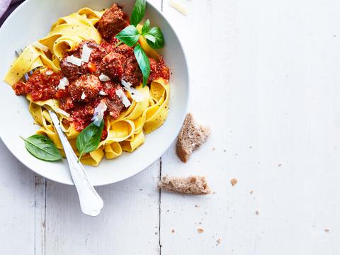 Ragout van varkenswangetjes met pappardelle
