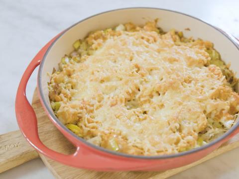 Ovenschotel met zoete aardappel