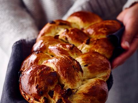 Briochevlecht met cranberry's