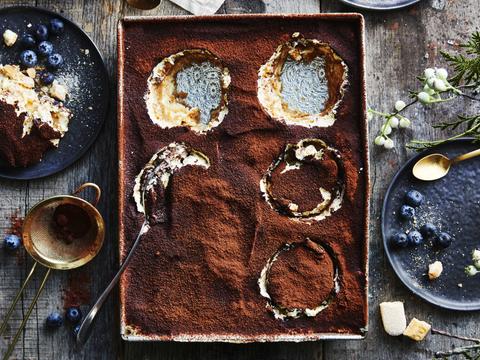 Tiramisu met witte chocolade