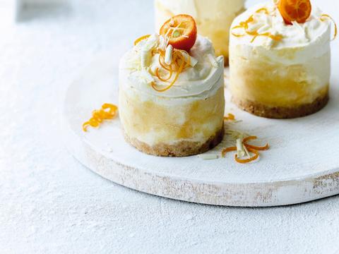 IJstaartjes van witte chocolade met mango
