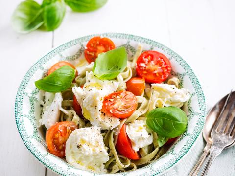 Supersnelle pasta met kerstomaatjes