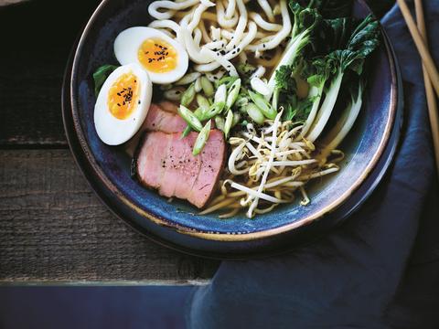 Ramensoep met buikspek
